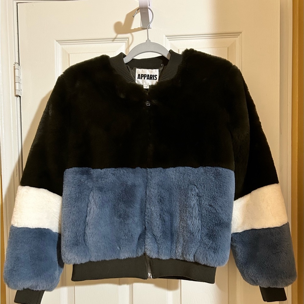 Apparis Anna Faux Fur Bomber Jacket